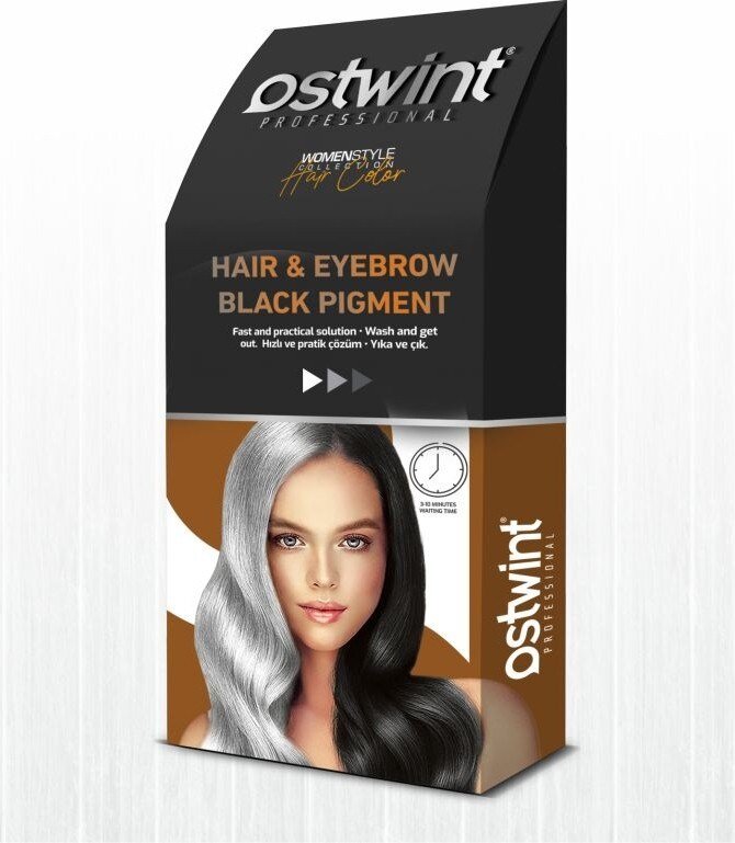 Ostwint Black Shampoo Bayan 25ML x 10 Adet Şaset - 1