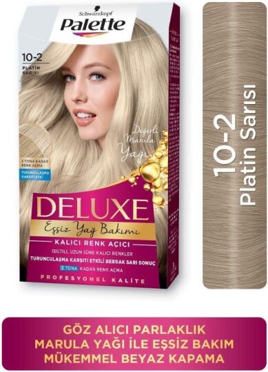 Palette Deluxe 10-2 Platin Sarısı Saç Boyası