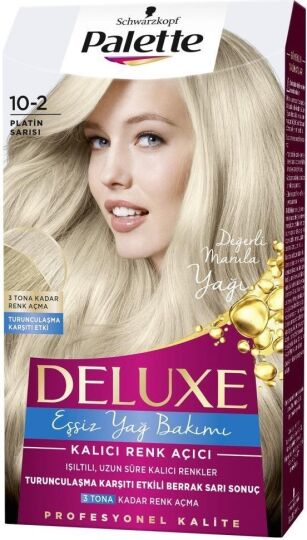 Palette Deluxe 10-2 Platin Sarısı Saç Boyası - 2