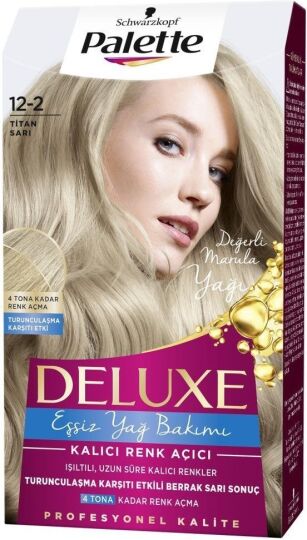 Palette Deluxe 12-2 Titan Sarı Saç Boyası - 2