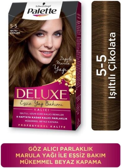Palette Deluxe 5-5 Işıltılı Çikolata Saç Boyası