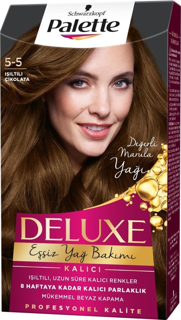 Palette Deluxe 5-5 Işıltılı Çikolata Saç Boyası - 2