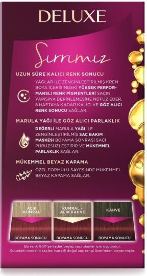Palette Deluxe 5-889 Şarap Kızılı Kadın Saç Boyası - 4