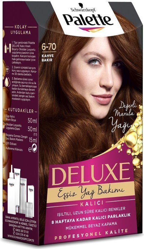 palette Deluxe 6-70 Kahve Bakır Saç Boyası - 3