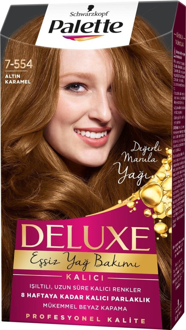 Palette Deluxe 7-554 Altın Karamel Saç Boyası - 2