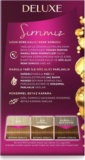 Palette Deluxe 7-554 Altın Karamel Saç Boyası - 4