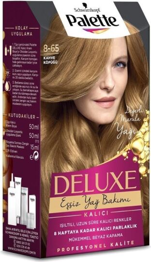 Palette Deluxe 8-65 Kahve Köpüğü Saç Boyası - 3