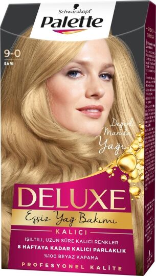 Palette Deluxe 9-0 Sarı Saç Boyası - 2