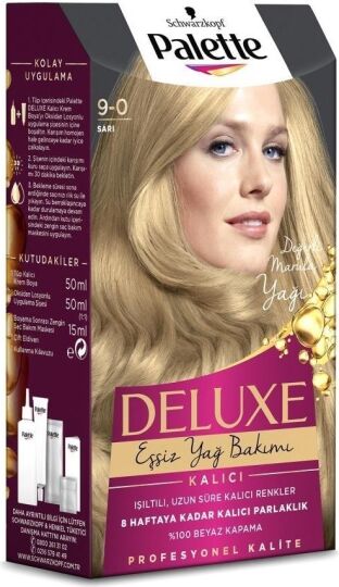 Palette Deluxe 9-0 Sarı Saç Boyası - 3