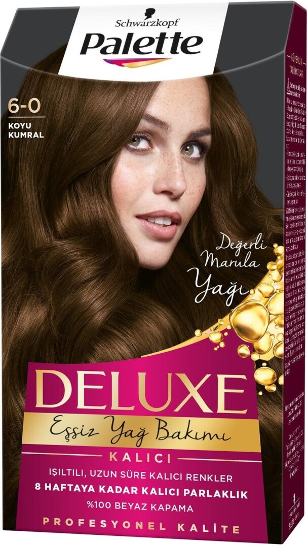 Palette Deluxe Kalıcı Renkler 6-0 Koyu Kumral Saç Boyası - 2
