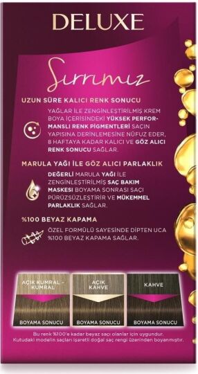 Palette Deluxe Kalıcı Renkler 6-0 Koyu Kumral Saç Boyası - 4