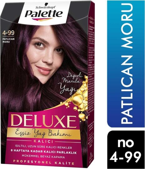 Palette Deluxe Saç Boyası Patlıcan Moru 4-99