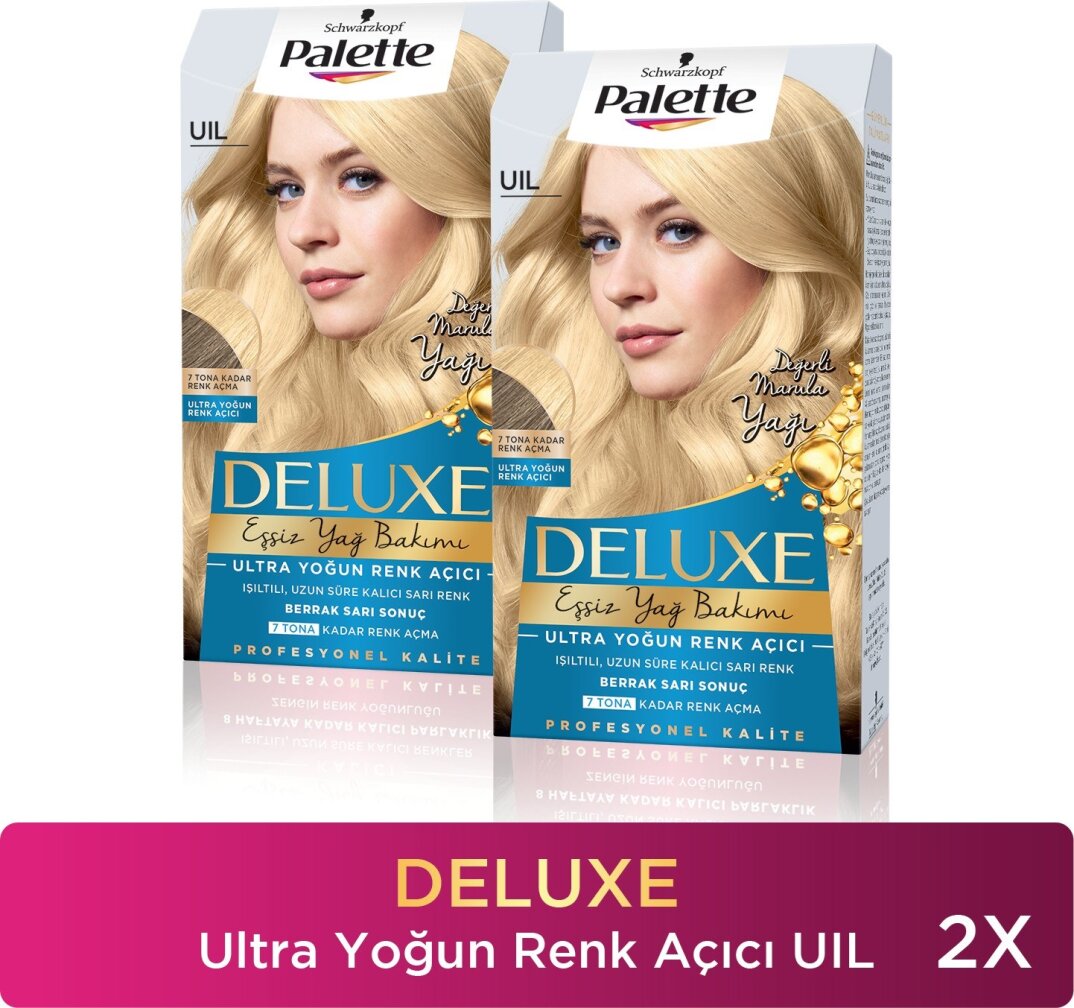 Palette Deluxe Saç Boyası Uil Ultra Yoğun Renk Açıcı X 2 Adet - 1