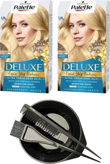 Palette Deluxe Uıl Ultra Yoğun Renk Açıcı X2+ Saç Boyama Seti