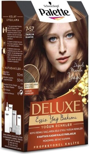 Palette Deluxe Yoğun Renkler 7-57 Tarçin Kahve Saç Boyası - 3