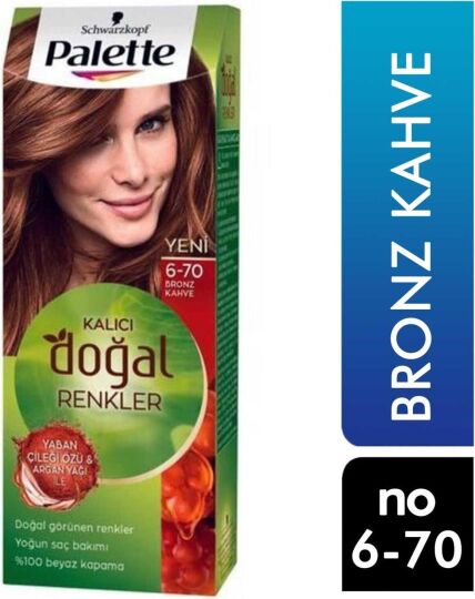 Palette Doğal Kalıcı Renkler Saç Boyası Bronz Kahve 6-70 3838824346717 Saç Boyası