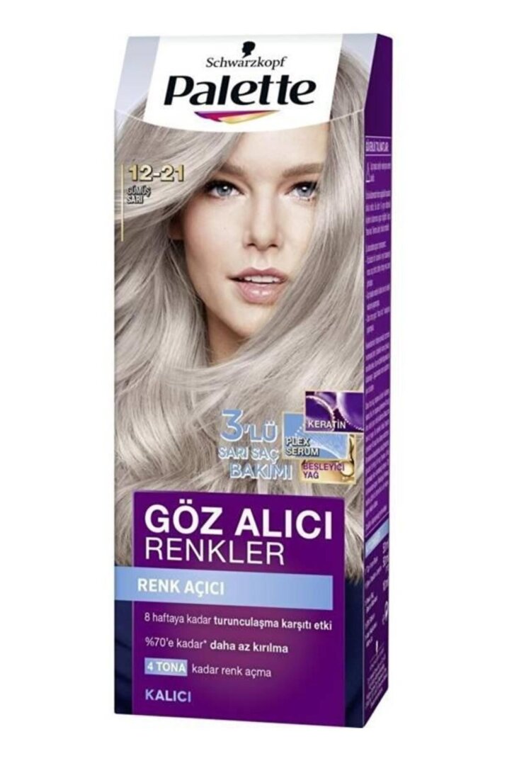 Palette Göz Alıcı Renkler 12/21 Gümüş Sarı - 1