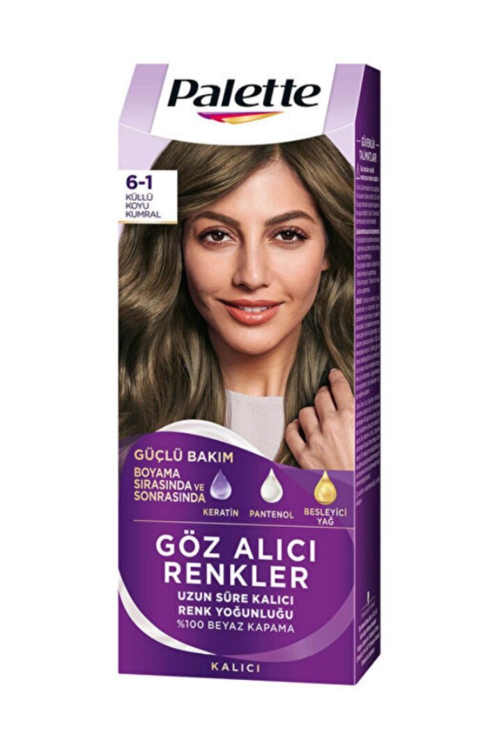 Palette Göz Alıcı Renkler No:6/1 Küllü Koyu Kumral - 1