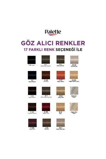 Palette Göz Alıcı Renkler Saç Boyası 1-1 Gece Mavisi - 6