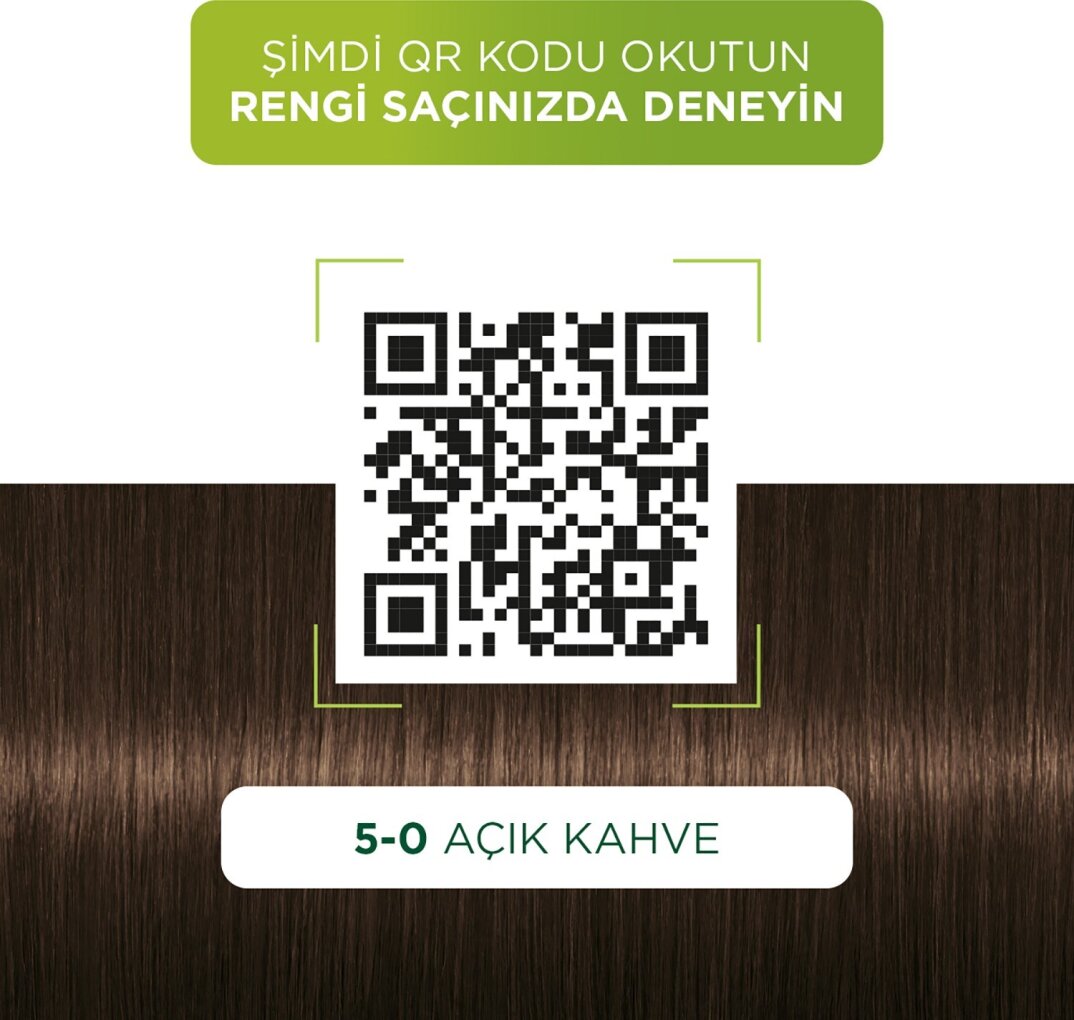 Palette Kalıcı Doğal Renkler 5-0 Açık Kahve Saç Boyası Kakao Yağı & Yulaf Çekirdeği Özü ile - 5