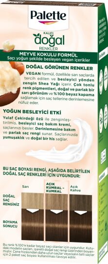 Palette Kalıcı Doğal Renkler 6-0 Koyu Kumral Saç Boyası Shea Yağı & Yulaf Çekirdeği Özü ile - 4