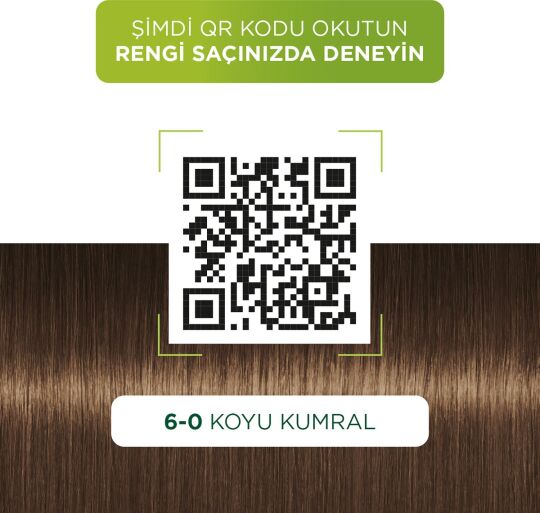 Palette Kalıcı Doğal Renkler 6-0 Koyu Kumral Saç Boyası Shea Yağı & Yulaf Çekirdeği Özü ile - 5