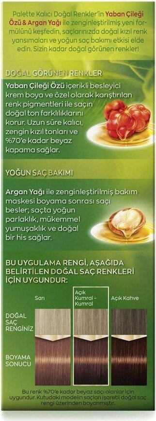 Palette Kalıcı Doğal Renkler 6-68 Bronz Çikolata Saç Boyası - 4