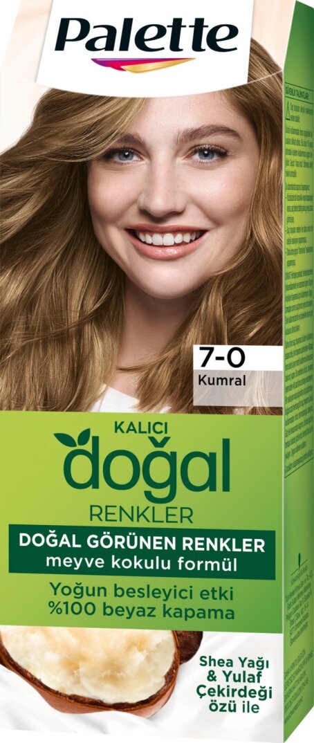 Palette Kalıcı Doğal Renkler 7-0 Kumral Saç Boyası Shea Yağı & Yulaf Çekirdeği Özü ile - 2