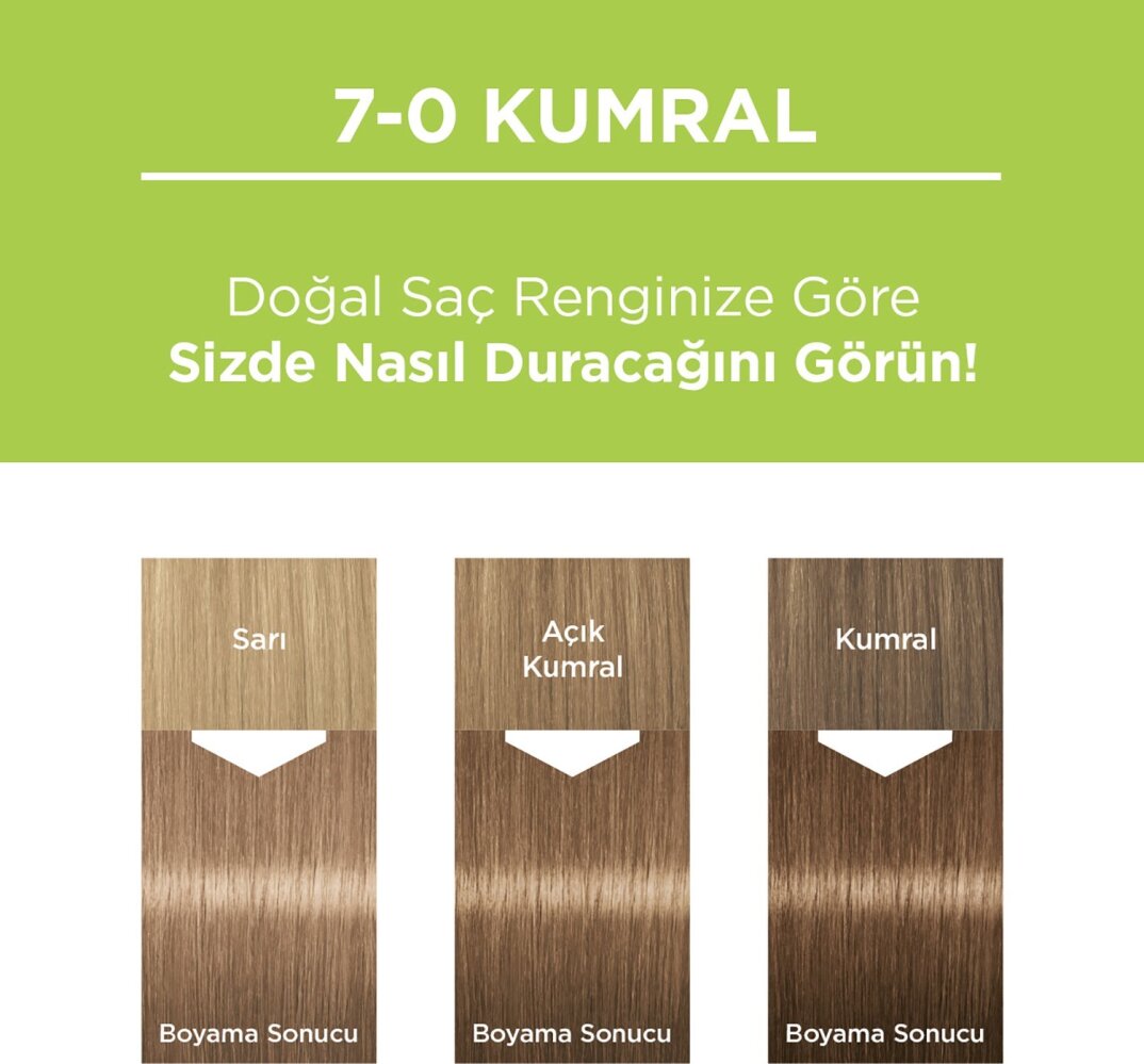 Palette Kalıcı Doğal Renkler 7-0 Kumral Saç Boyası Shea Yağı & Yulaf Çekirdeği Özü ile - 6