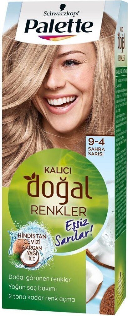 Palette Kalıcı Doğal Renkler 9-4 SAHRA SARISI - 2