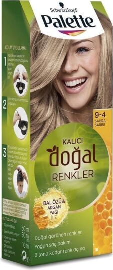 Palette Kalıcı Doğal Renkler 9-4 SAHRA SARISI - 3