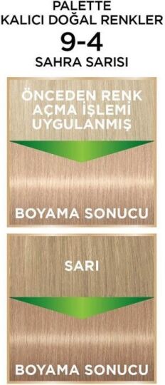 Palette Kalıcı Doğal Renkler 9-4 SAHRA SARISI - 5