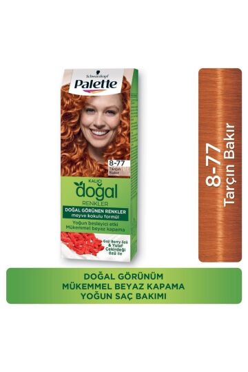 Palette Kalıcı Doğal Renkler Set Boya 8-77 Tarçın Bakır