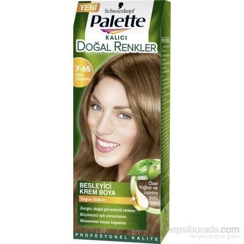 Palette Natural Colors 7.65 Altın Çikolata Saç Boyası - 1