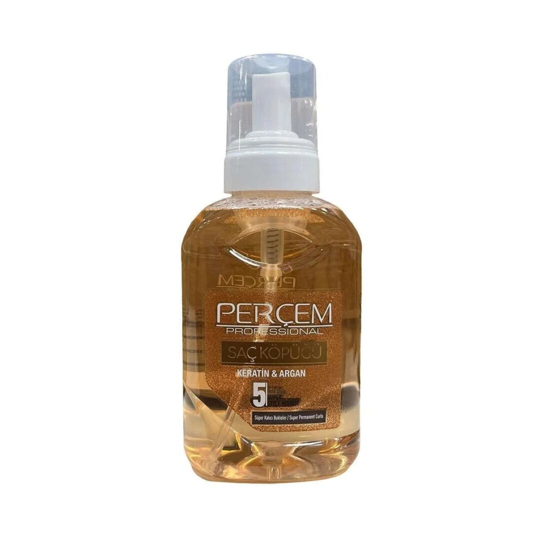 Perçem Saç Köpüğü 500 ml Keratin ve Argan - 1
