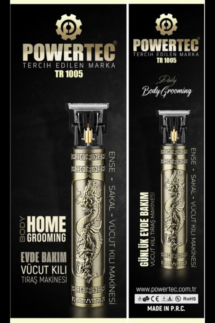 Powertec TR-1005 Lazer-Epilasyon Öncesi Tüm Vücut Tıraş Makinesi Sakal-Ense-Vücut - 1