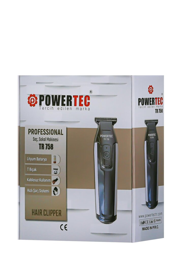 Powertec TR-758 Profesyonel Tıraş Makinesi - 4