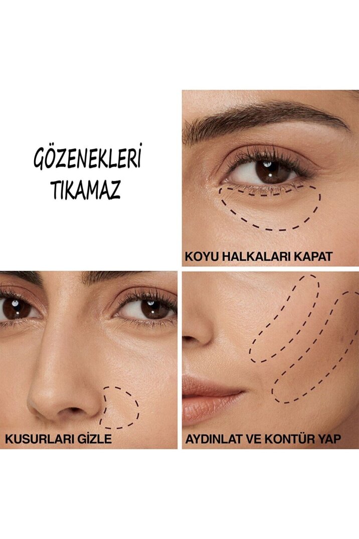 Pretty Beauty Instant Age Waterproof The Eraser Kapatıcı & Concealer 01 - 3