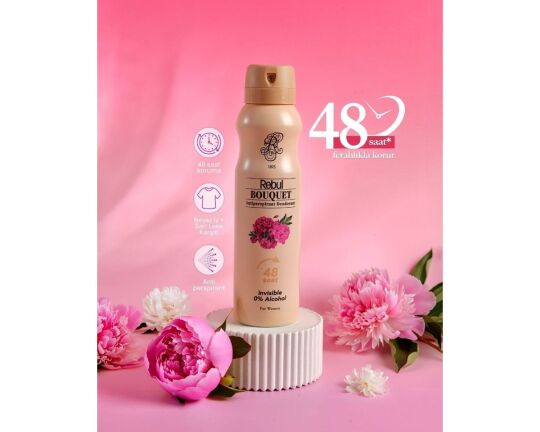 Rebul Kadın Sprey Deodorant Bouquet 150 ml - 3