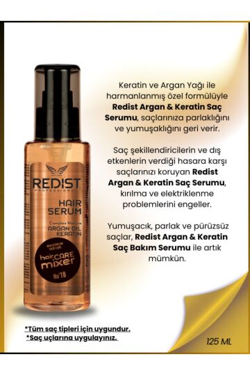 Redist Argan Keratin Saç Serumu 125 Ml 8697926017520 - 2
