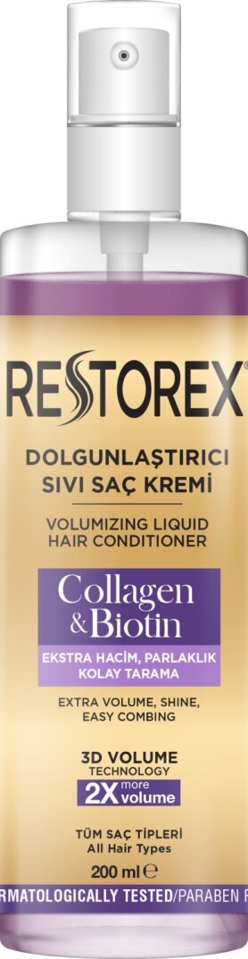 Restorex Collegen Biotin Sıvı Saç Kremi 200 ml - 1