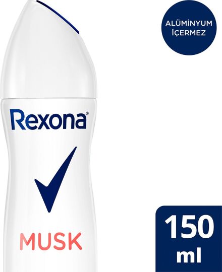 Rexona Kadın Sprey Deodorant Musk %0 Alüminyum 150 ml