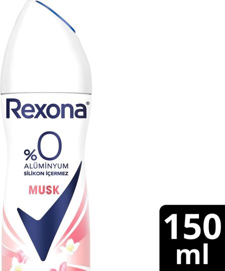 Rexona Kadın Sprey Deodorant Musk %0 Alüminyum 48 Saat Koruma 150 ml