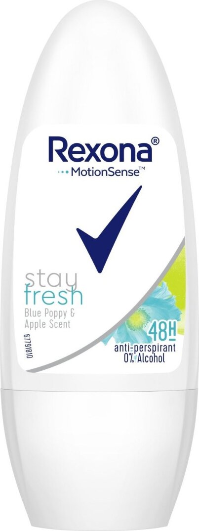 Rexona Stay Fresh Blue Poppy & Apple Roll On Deodorant 50 ML - 1