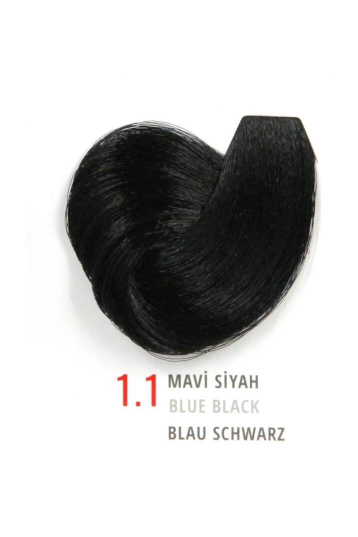 Saç Boyası 1.1 Mavi Siyah - 2