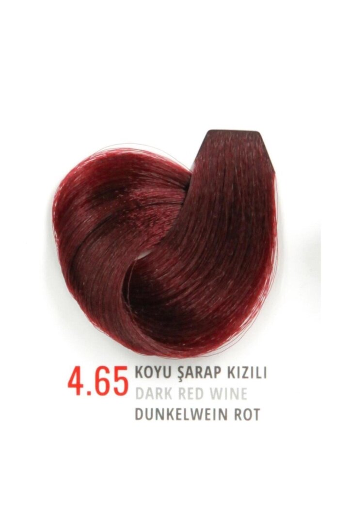 Saç Boyası 4.65 Koyu Şarap Kızılı - 2