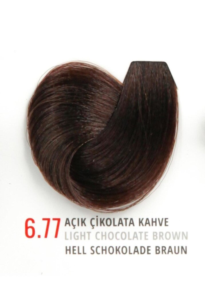 Saç Boyası 6.77 Açık Çikolata Kahve - 2