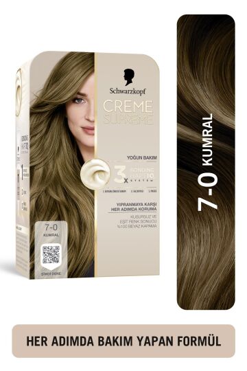 Schwarzkopf Creme Supreme Saç Boyası 7-0 Kumral