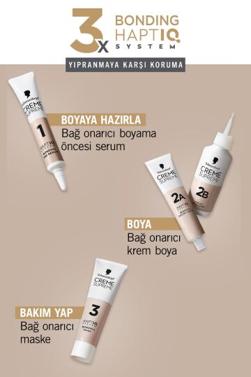 Schwarzkopf Creme Supreme Saç Boyası 7-0 Kumral - 2