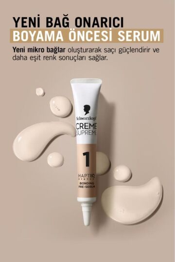 Schwarzkopf Creme Supreme Saç Boyası Full Kit 1-0 Siyah - 5